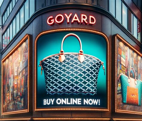 comprar goyard online|goyard gazette website.